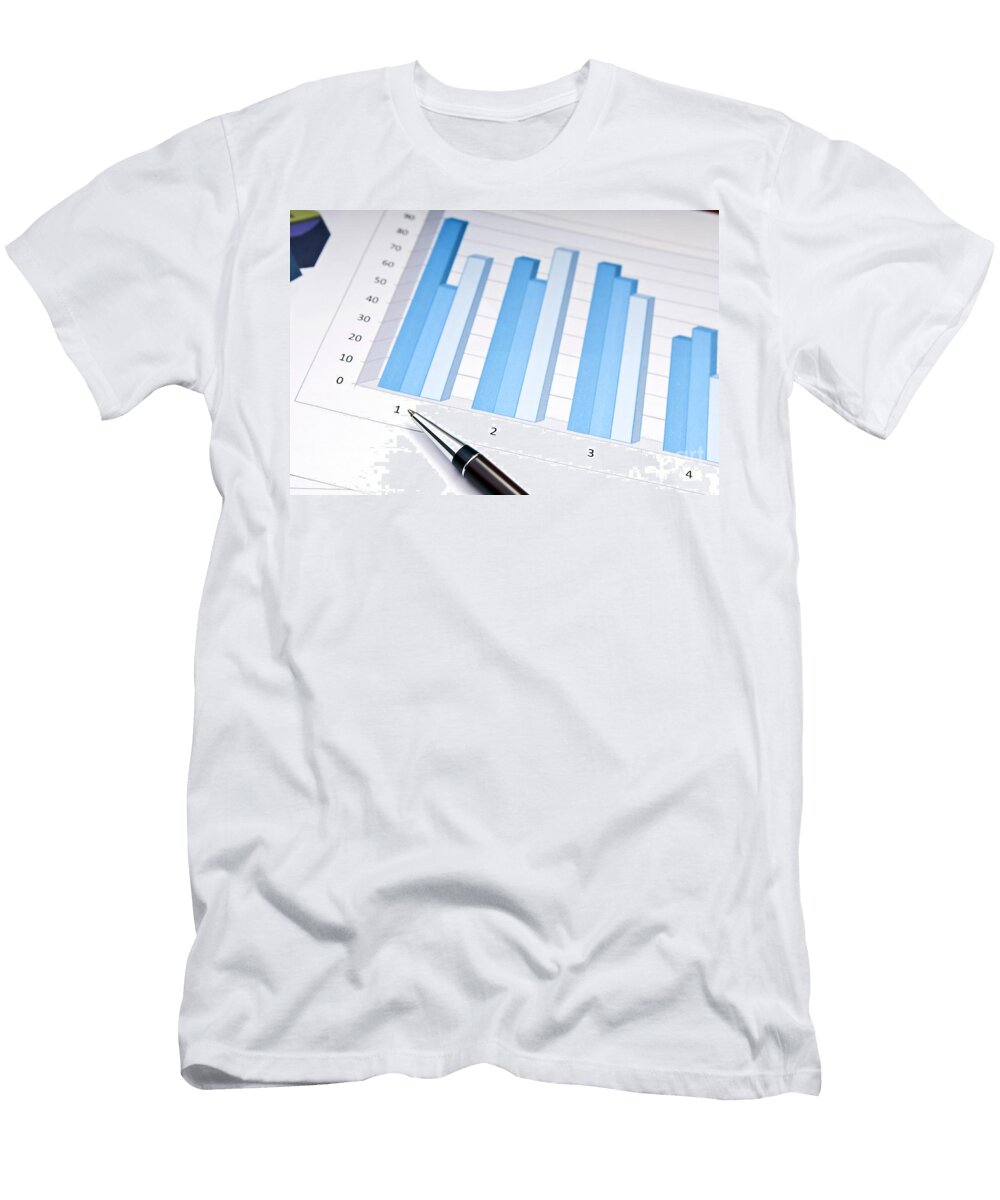 Bar Chart Tim Hester T-Shirt