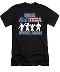 Barbell Training Weightlifting Bodybuilders Weightlifters Make America Swole Again Gym Gift Thomas Larch T-Shirt