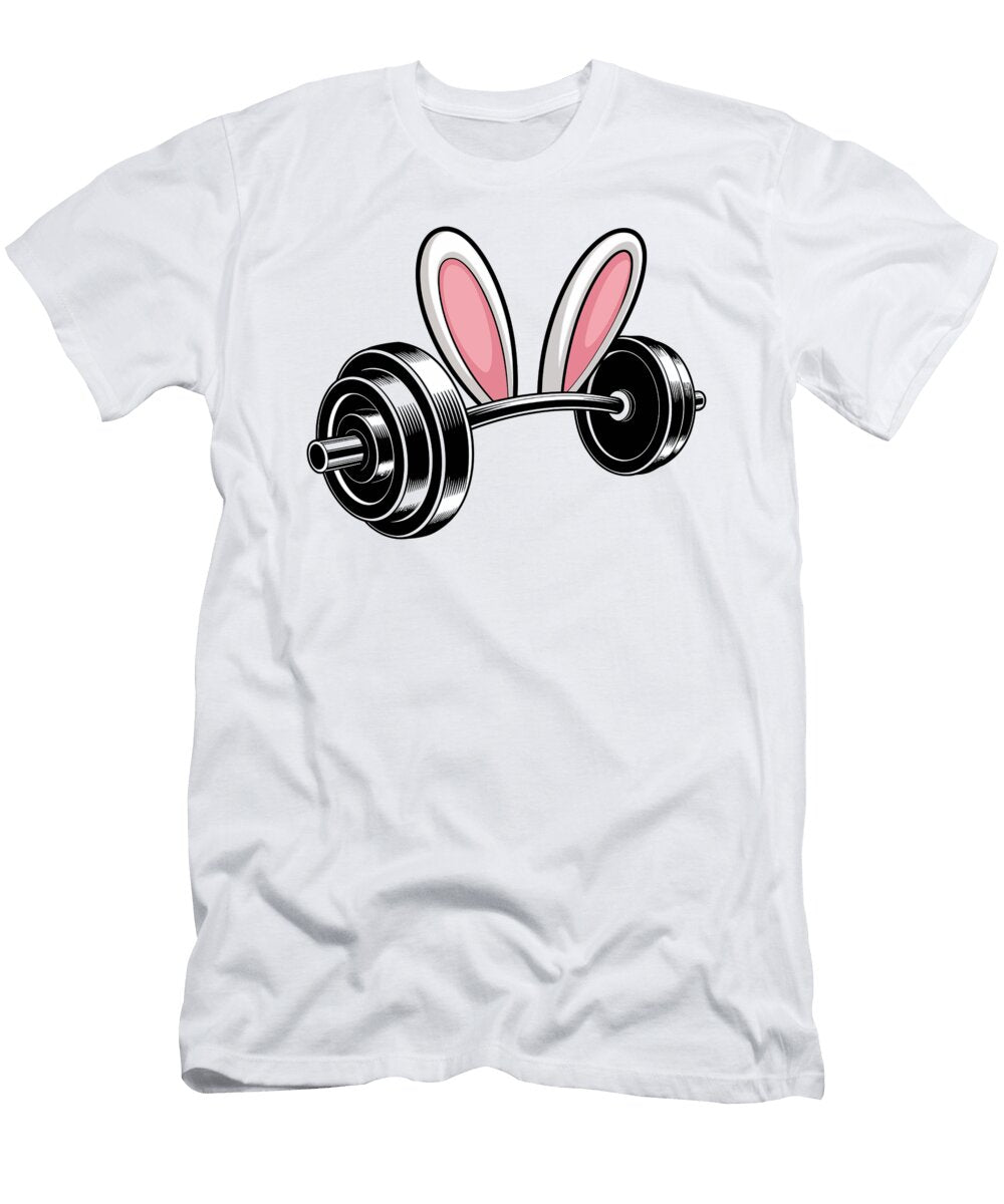 Barbell with Bunny Ears Joanna Redesiuk T-Shirt