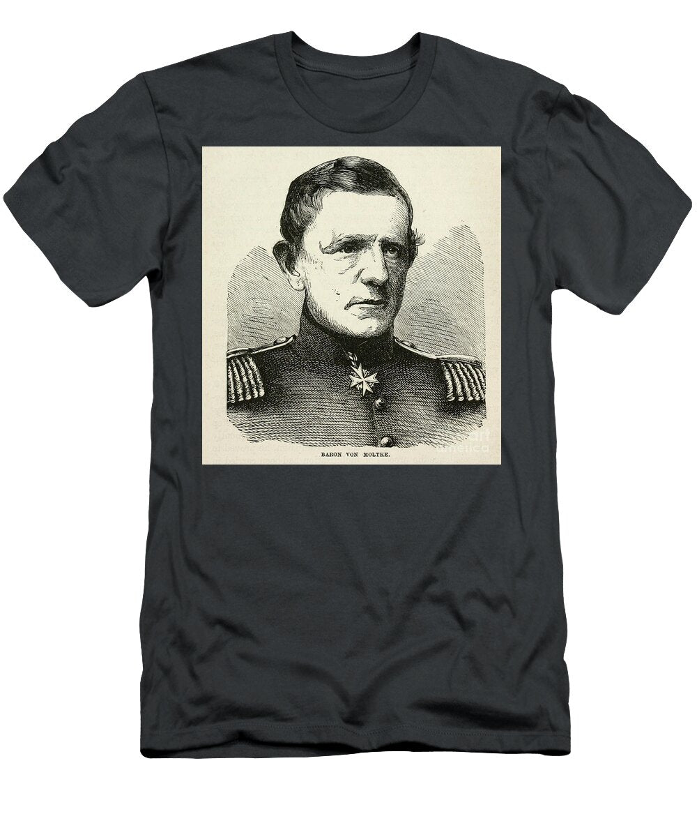 Baron Von Moltke K1 Historic Illustrations T-Shirt