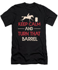 Barrel Racing for Cowgirl Western Equestrian Gift Horse Race Crazy Squirrel T-Shirt
