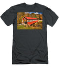 Barronvale Covered Bridge Fall Landscape Adam Jewell T-Shirt
