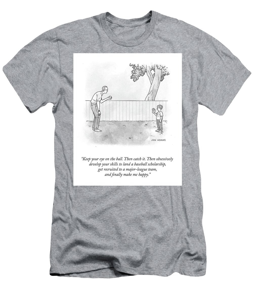Baseball Dad Jon Adams T-Shirt