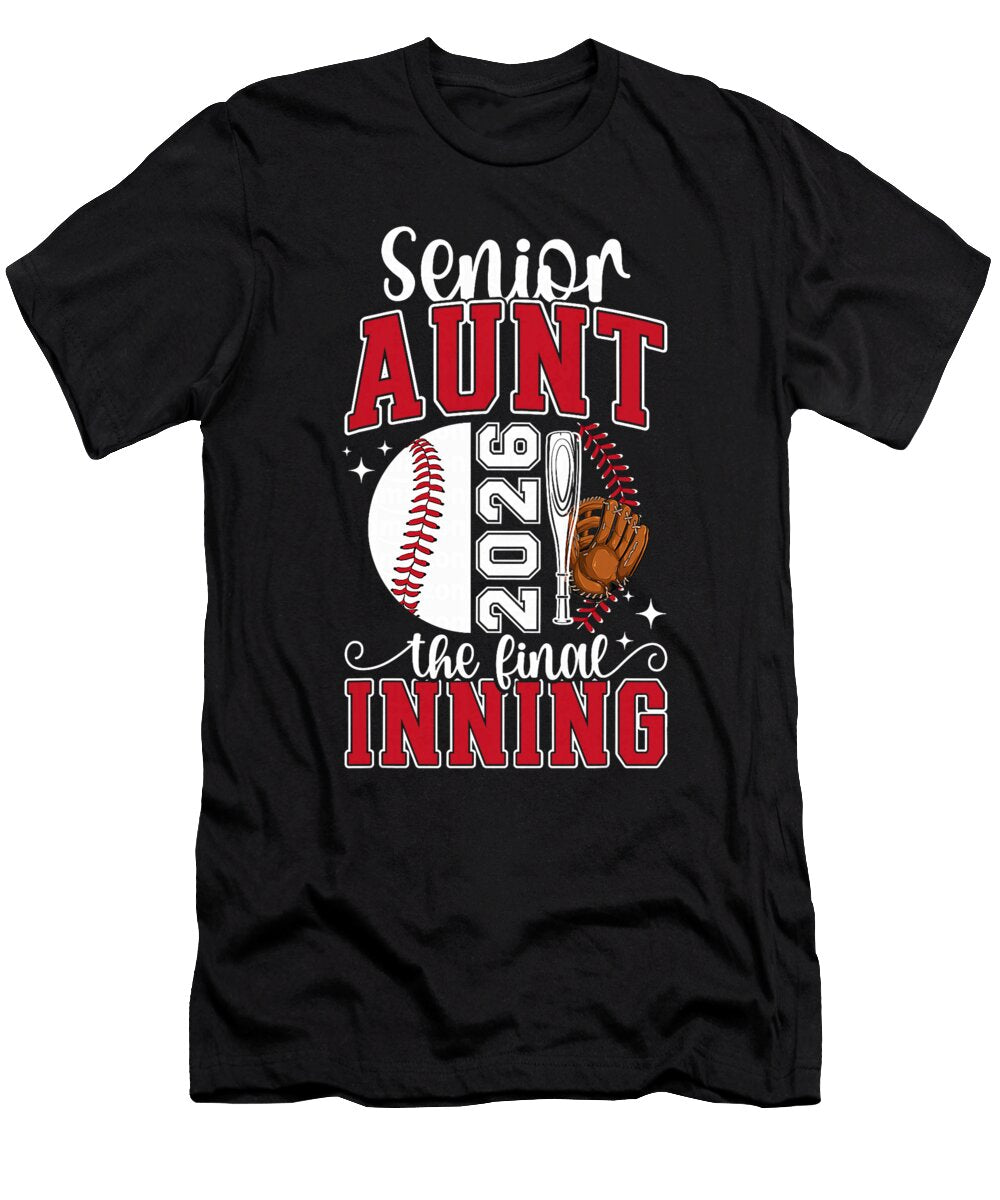 Baseball Senior Aunt 2026 Baseball Senior Auntie Coami Tacti T-Shirt