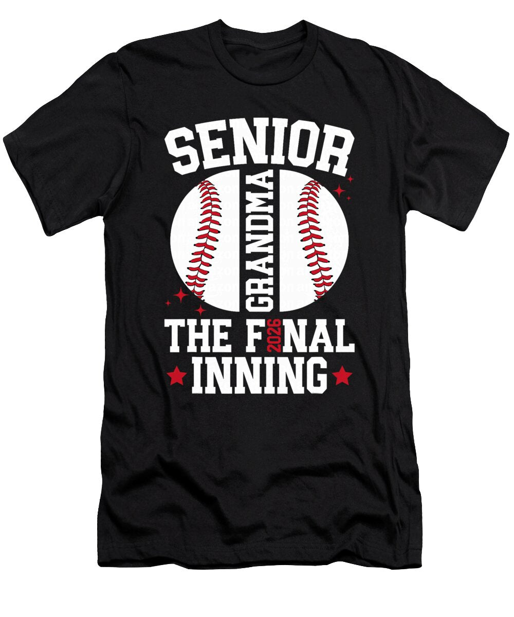 Baseball Senior Grandma 2026 Baseball Senior Coami Tacti T-Shirt