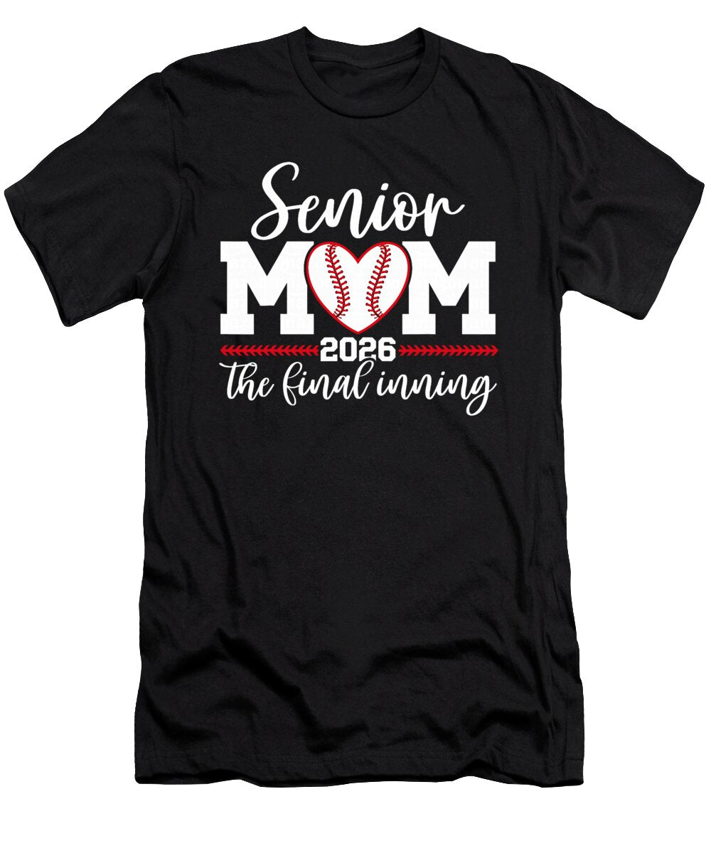 Baseball Senior Mom 2026 Final Inning Baseball Coami Tacti T-Shirt