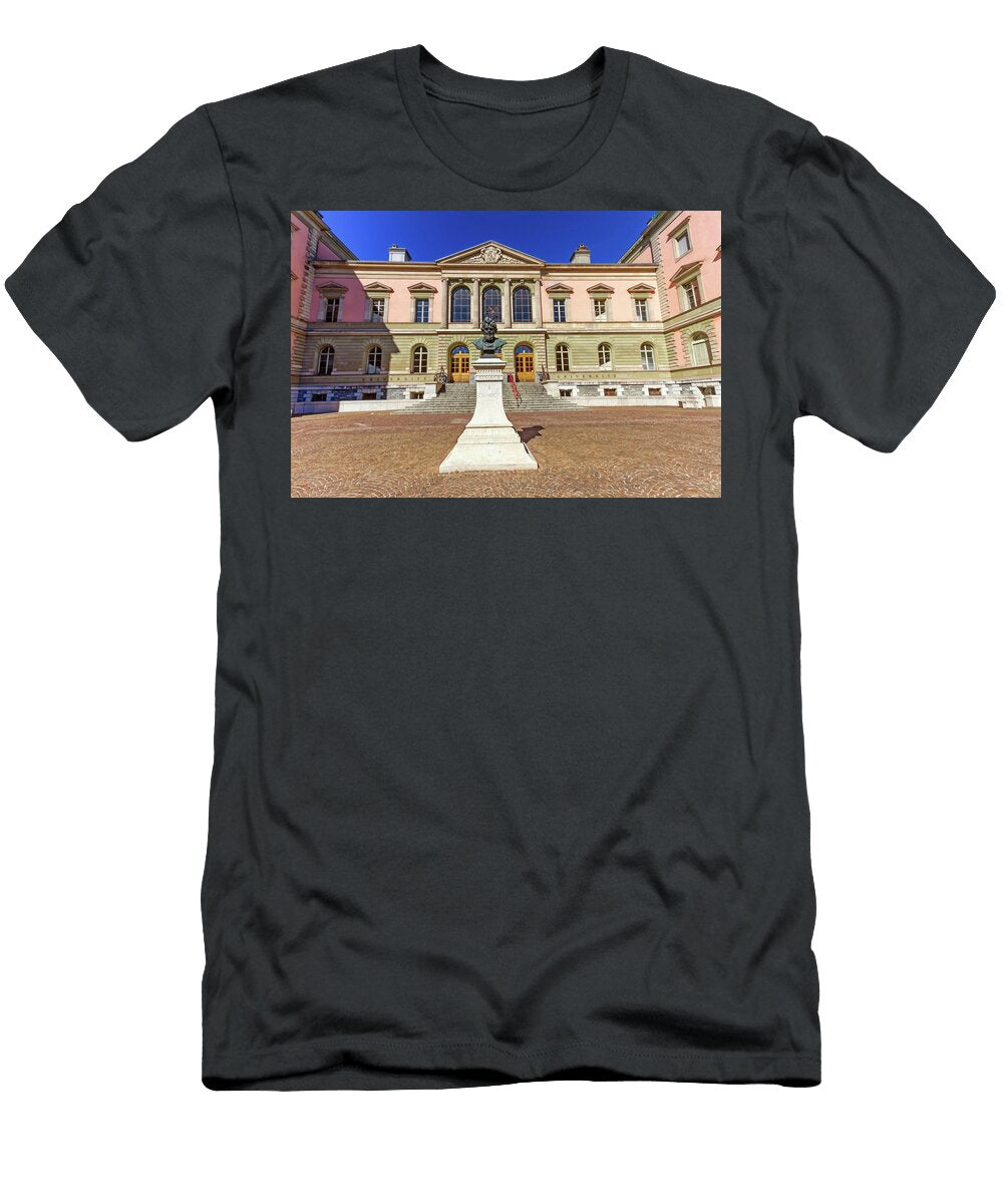Bastions University Building Geneva Switzerland Elenarts Elena Duvernay Photo T-Shirt