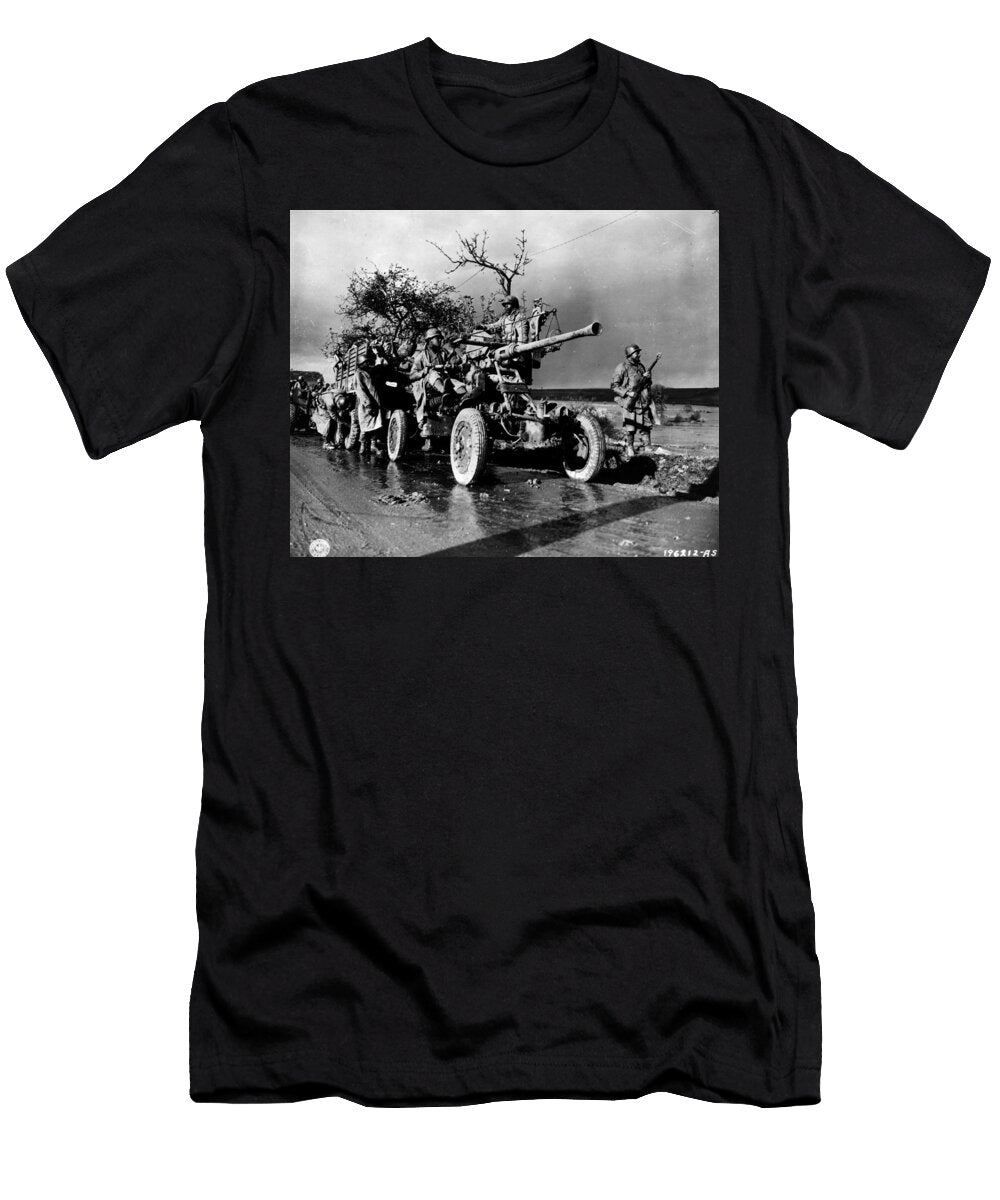 Battery a of the 452nd Aaa Battalion November 9 1944 Celestial Images T-Shirt