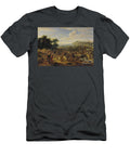 Battle Near a Bridge Adam Frans Van Der Meulen T-Shirt