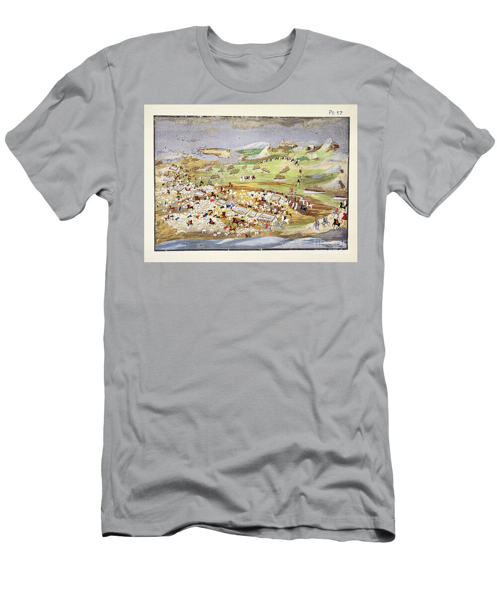 Battle of Analaton Plate 17 From Pictorial History of the Greek War of Independence By General Makryjannis Greek School T-Shirt