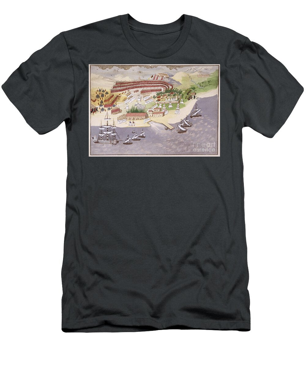 Battle of Nauplia Plate 14 From Pictorial History of the Greek War of Independence By General Makryjannis Greek School T-Shirt