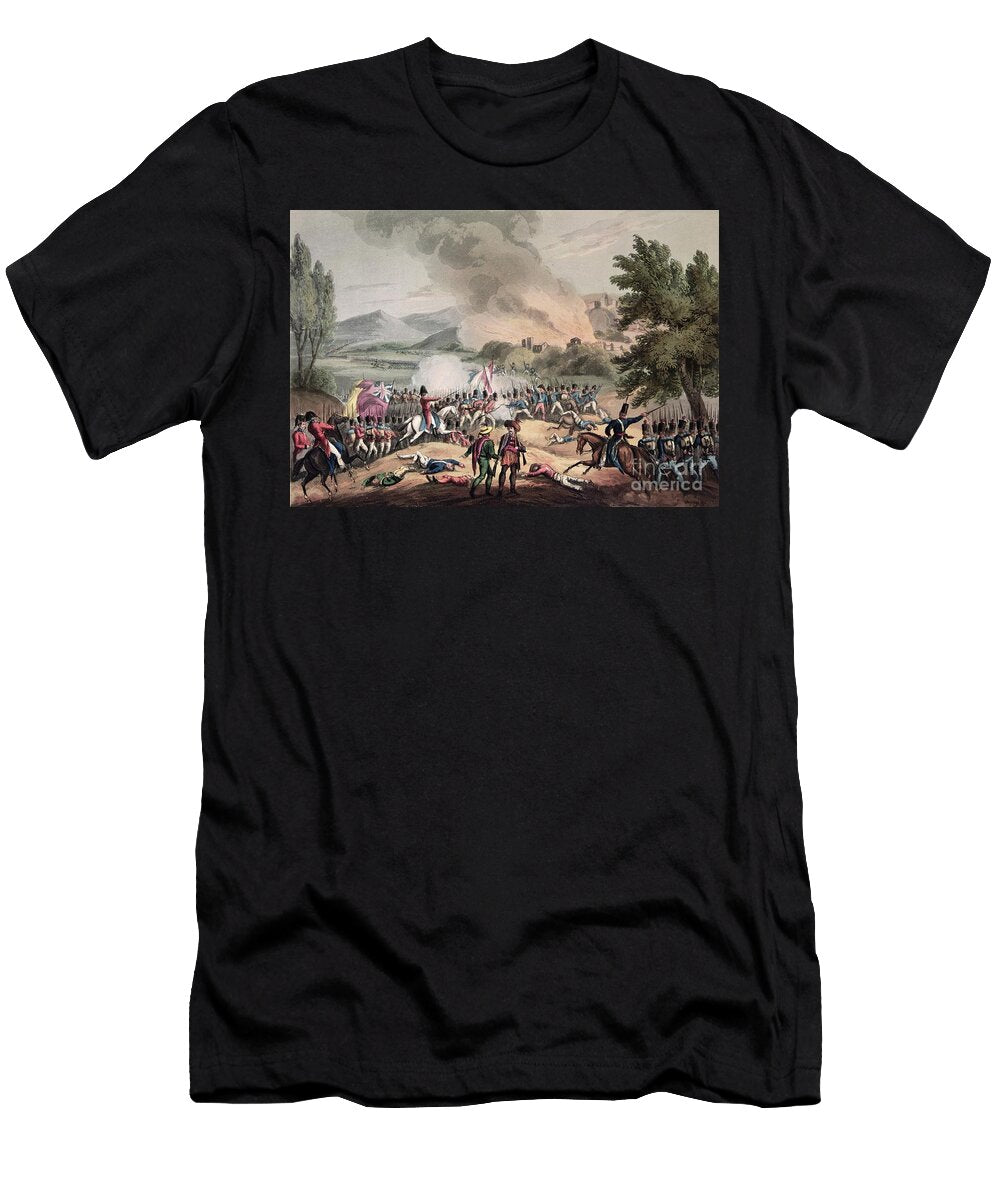 Battle of Pombal 12th March 1811 Engraved By Thomas Sutherland B C 1785 William Heath T-Shirt