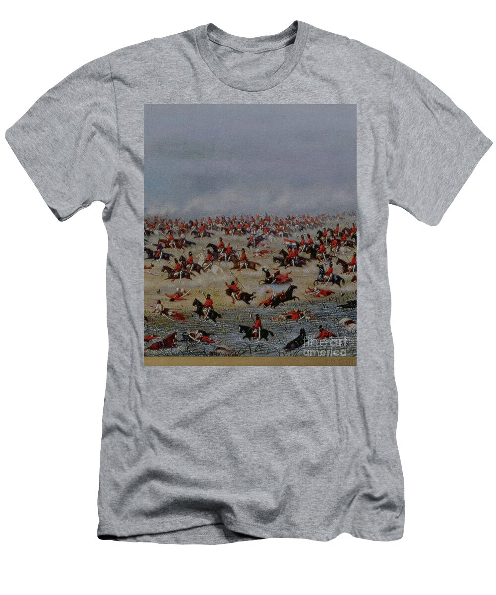 Battle of Tuyuti From the Paintings Depicitng the Triple Alliance War 1866 Candido Lopez T-Shirt