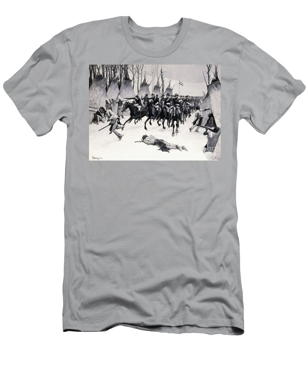 Battle of Washita Frederic Remington T-Shirt