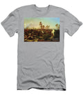 Battle with Palm Trees and Tents Jean Charles Langlois T-Shirt