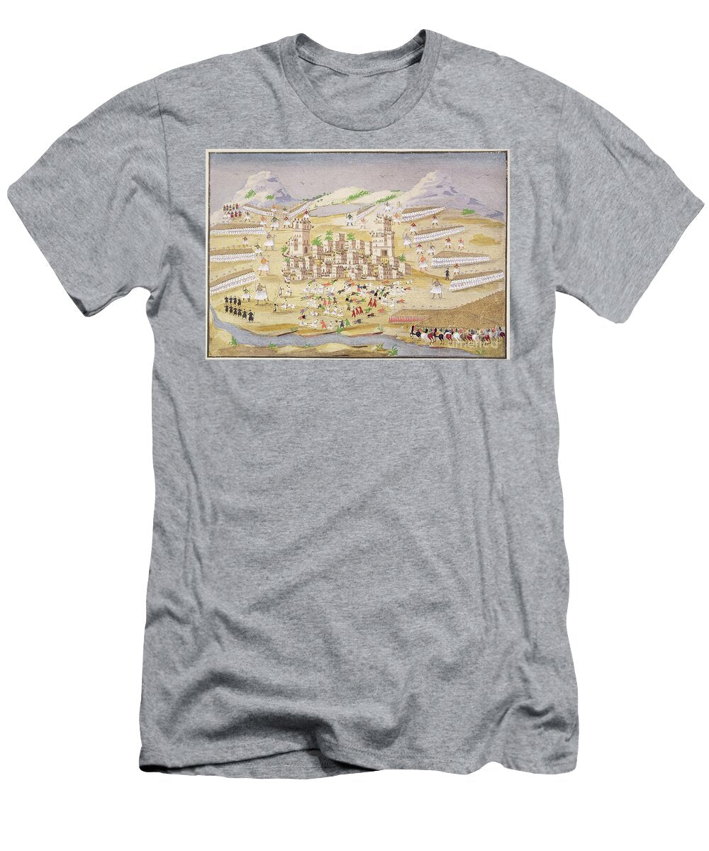 Battles Around Thebes Plate 22 From Pictorial History of the Greek War of Independence By General Makryjannis Greek School T-Shirt