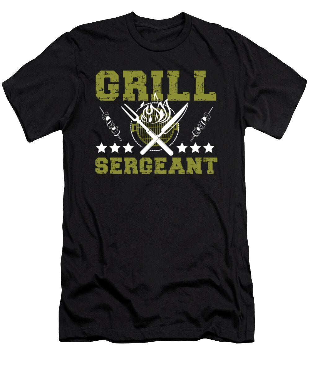 Bbq Smoker Dad Grill Sergeant Tinh Tran Le Thanh T-Shirt