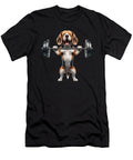 Beagle Deadlift Weightlifting Funny Fitness Workout Gym Dog Lover Job T-Shirt