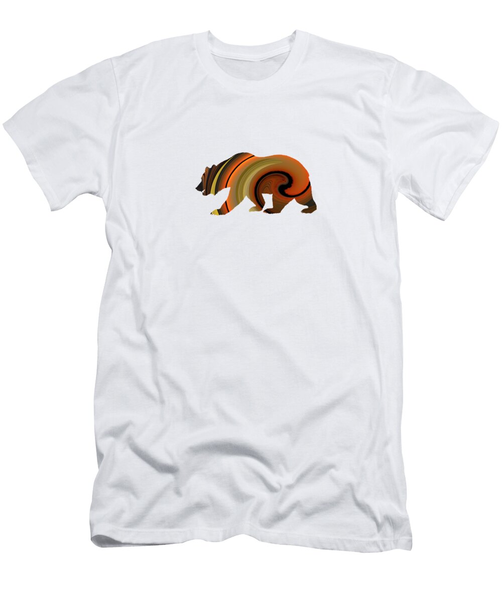 Bear Abstracts Whispering Peaks Photography T-Shirt