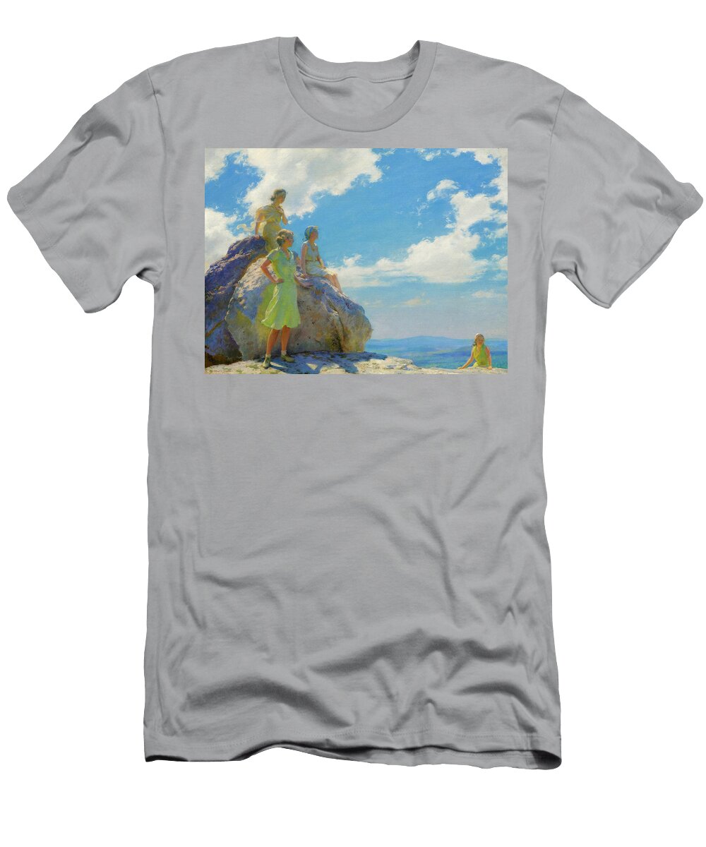 Bear Cliff Rocks Charles Courtney Curran T-Shirt