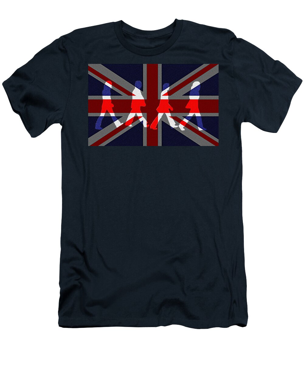 Beatles Abbey Road Flag Bill Cannon T-Shirt