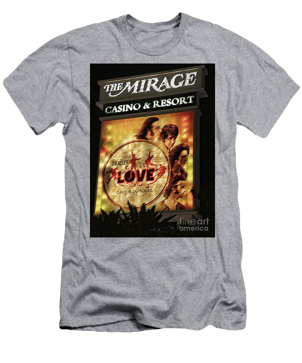 Beatles Love Mirage Hotel Ii Chuck Kuhn T-Shirt