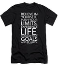 Believe in Yourself Be Happy Success Motivation Matthew Chan T-Shirt