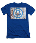 Bell Telephone Brand Logo Peeling Paint on Wood Wall Design Turnpike T-Shirt