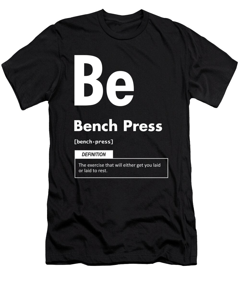 Bench Press Periodic Table Funny Gym Meme Matthew Chan T-Shirt