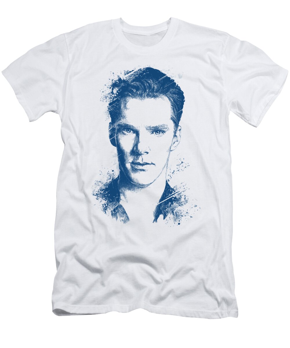 Benedict Cumberbatch Portrait Chad Lonius T-Shirt
