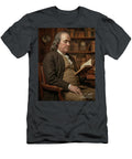 Benjamin Franklin the Scholar Founding Father Reading Portrait Gianpiero Lauretta T-Shirt