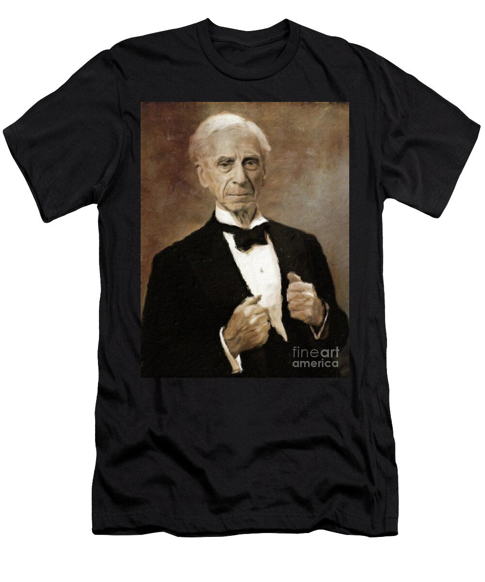 Bertrand Russell Philosopher By Mary Bassett Mary Bassett T-Shirt