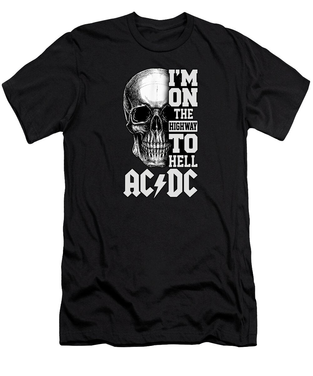 Best Clear Design of Ac DC Band Logo ACDC Nongki Heavy Metal Band Ac DC ACDC John Cejka T-Shirt