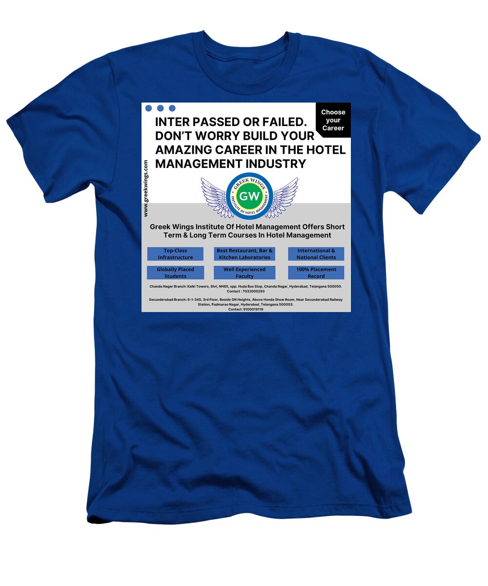 Best Hotel Management Colleges in Hyderabad Greek Wings Greek Wings T-Shirt