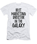 Best Marketing Director in the Galaxy Funny Sci Fi Lover Gift Nerd Coworker Geek Present Idea Funny Gift Ideas T-Shirt