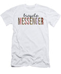 Bicycle Messenger Leopard Print Funny Jensen Cena T-Shirt