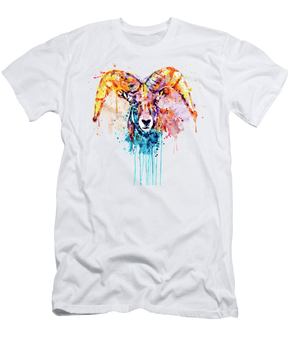 Bighorn Sheep Portrait Marian Voicu T-Shirt