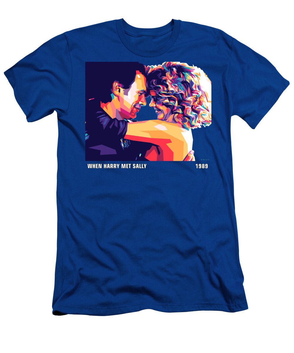 Billy Crystal and Meg Ryan Stars on Art T-Shirt