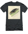 Black Backed Woodpecker Picoides Arcticus O1 Historic Illustrations T-Shirt