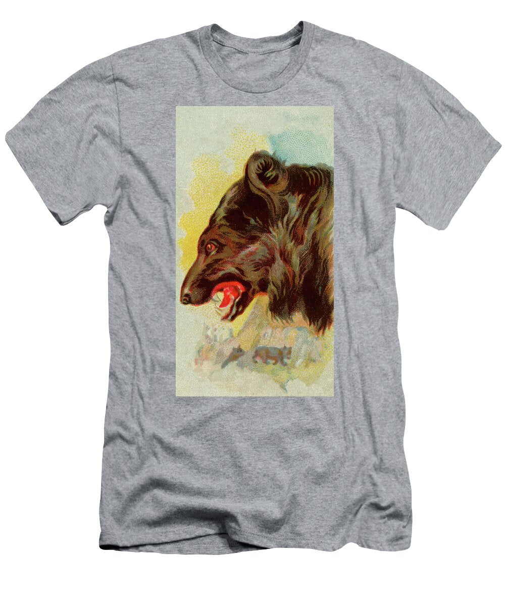 Black Bear Vintage Animal Illustration Picked and Shared T-Shirt