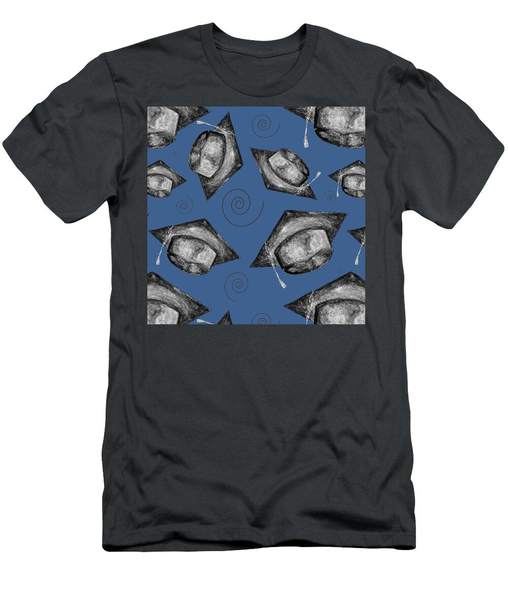 Black Graduation Cap with a Twist Iris Richardson T-Shirt