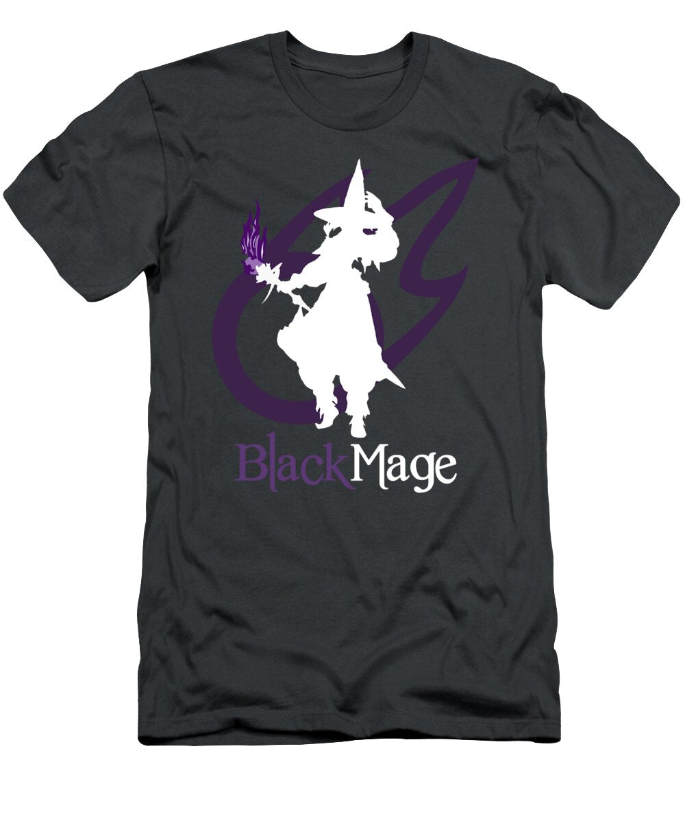 Black Mage Final Fantasy Xiv Black 16 Women S Funny Graphic Graphic Cute for Women H Charlotte Martin T-Shirt