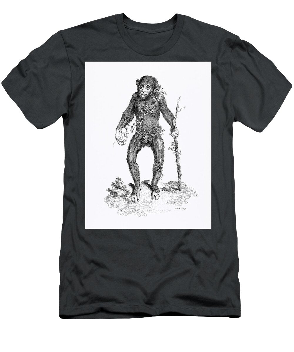 Black Oran Otan From Zoological Lectures Delivered At the Royal Institution in the Years 1806 7 Illu Les Classics T-Shirt