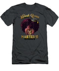 Black Queen Masters Degree Cute Graduation Black T-Shirt
