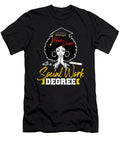 Black Queen Social Work Degree Christmas Ornament Decor Holiday Gift Huy Huynh Trong T-Shirt