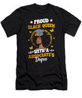 Black Queen with a Associate Christmas Ornament Decor Holiday Gift Huy Huynh Trong T-Shirt