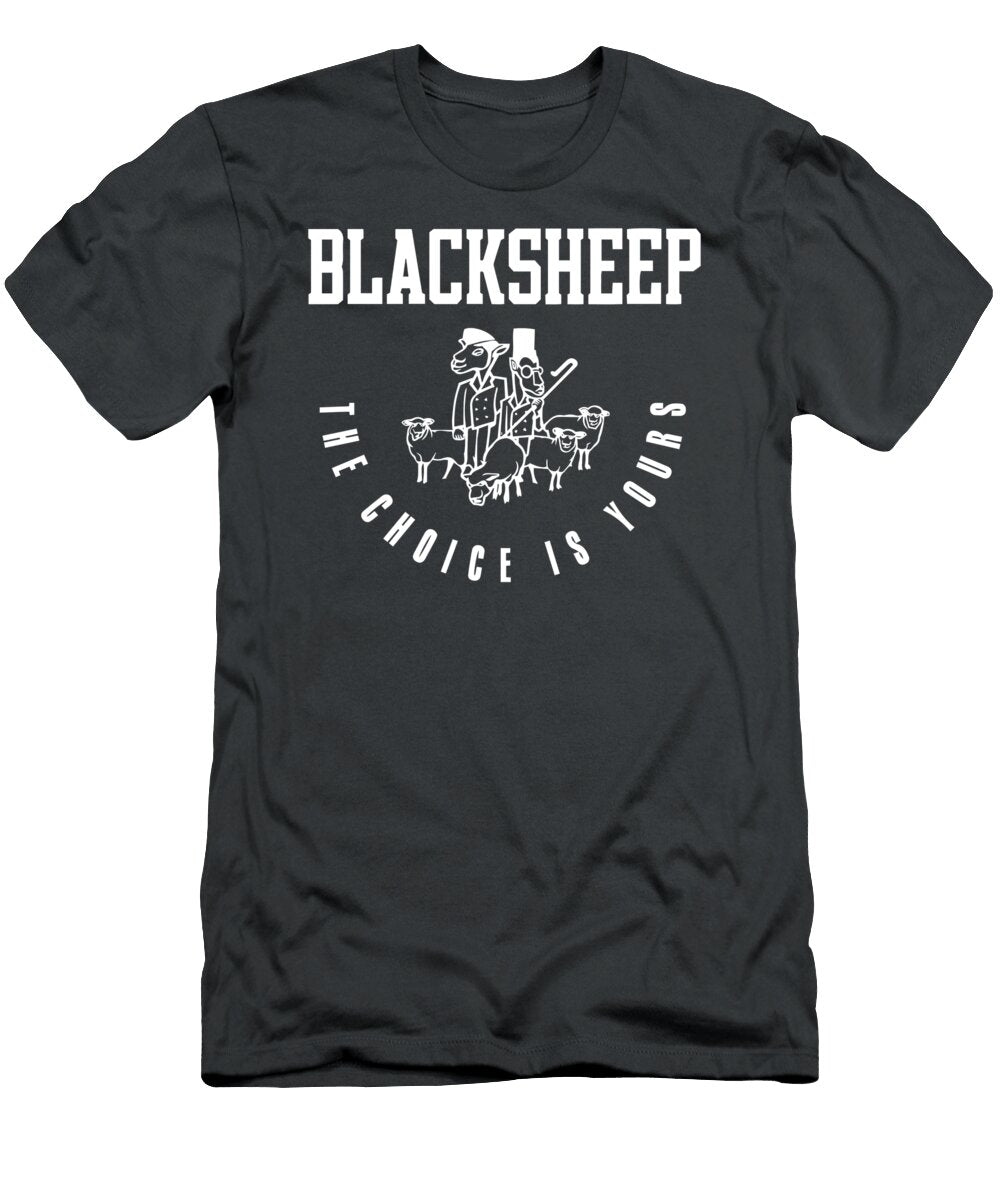 Black Sheep Hip Hop Print Stars Taylor David T-Shirt