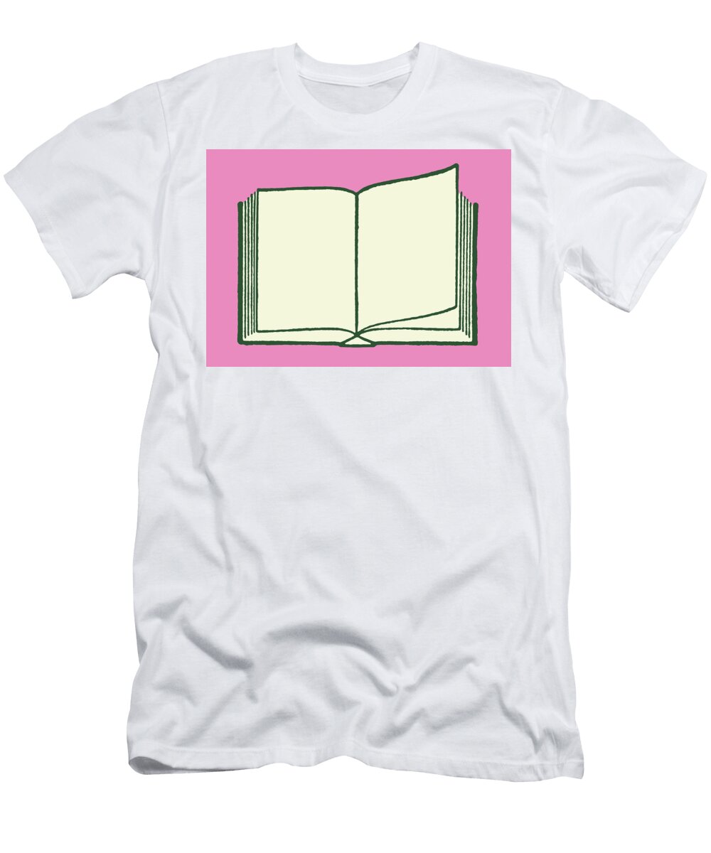 Blank Open Book Csa Images T-Shirt