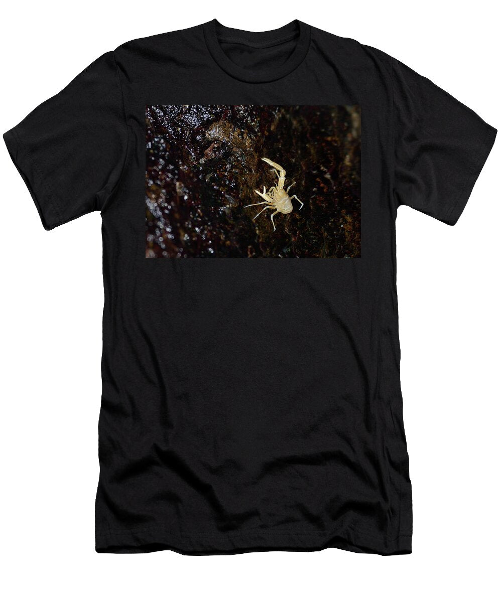 Blind Albino Cave Crab Squat Lobster a Species Endemic Nick Upton Natureplcom T-Shirt