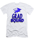 Blue Graduation Squad Cap and Diploma Typgraphy Sartoris Art T-Shirt